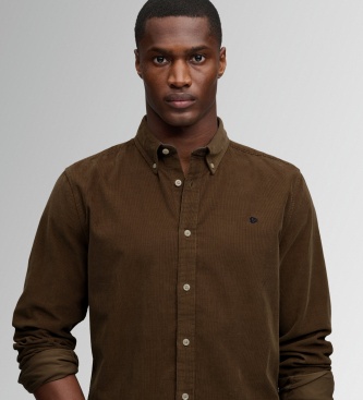 Superdry Beige Classic Needle shirt