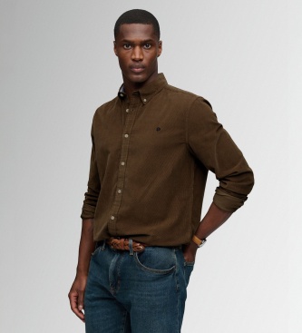 Superdry Beige Classic Needle shirt