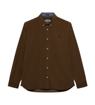 Superdry Beige Classic Needle shirt