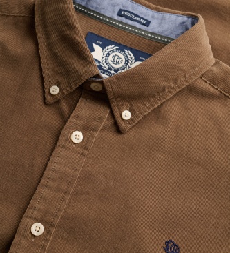 Superdry Beige Classic Needle shirt