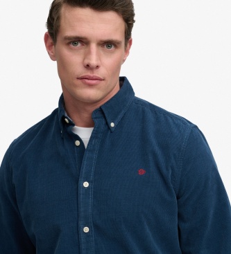 Superdry Modra srajca Classic Needle