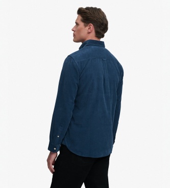Superdry Modra srajca Classic Needle