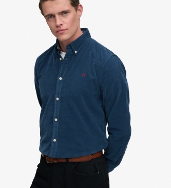 Superdry Modra srajca Classic Needle