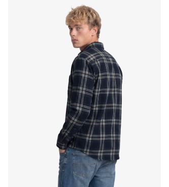 Superdry Modra bomba?na karo srajca