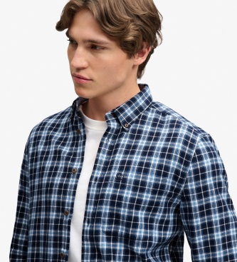 Superdry Bomba?na srajca Lumberjack, mornarsko modra