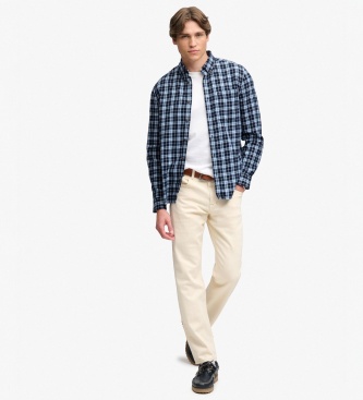 Superdry Bomba?na srajca Lumberjack, mornarsko modra
