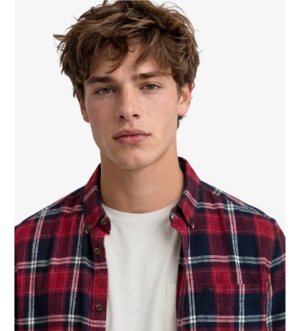 Superdry Camisa Cotton Lumberjack rojo