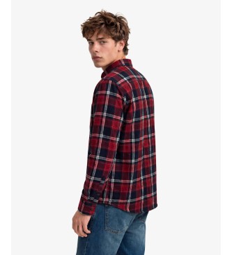 Superdry Camisa Cotton Lumberjack rojo