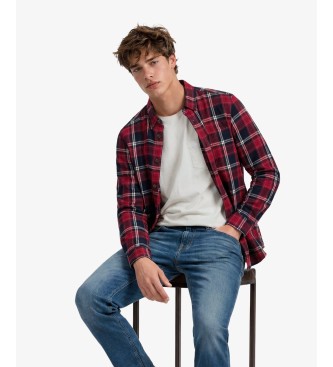 Superdry Camisa Cotton Lumberjack rojo