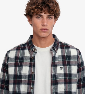 Superdry Barvasta flanelasta srajca Cotton Lumberjack
