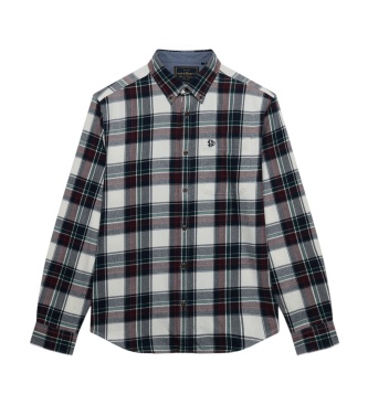 Superdry Barvasta flanelasta srajca Cotton Lumberjack
