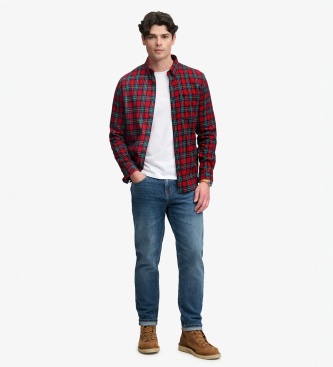 Superdry Rdeča srajca Lumberjack