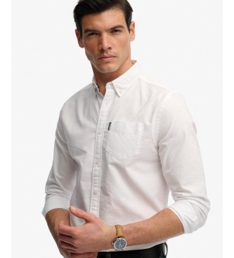 Superdry Essentials Oxford Shirt in White