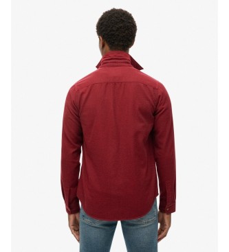 Superdry Red Flannel Workwear Shirt