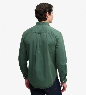 Superdry Green Garment Dyed Shirt