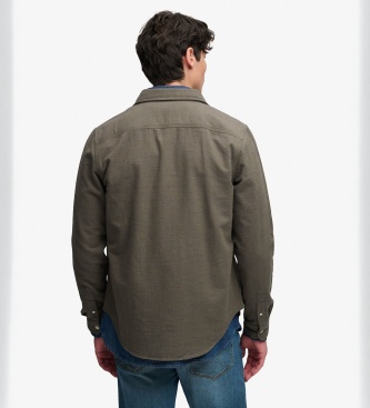 Superdry Military green Herringbone Workwear shirt