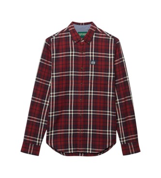 Superdry Camisa Cotton Lumberjack vermelha