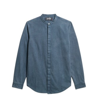 Superdry Merchant Indigo srajca, temno modra