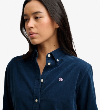 Superdry Chemise Needle BD marine