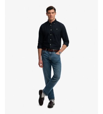 Superdry Preppy Oxford srajca, temno modra