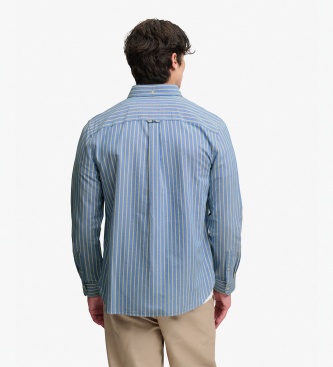 Superdry Hellblaues Preppy-Oxford-Hemd