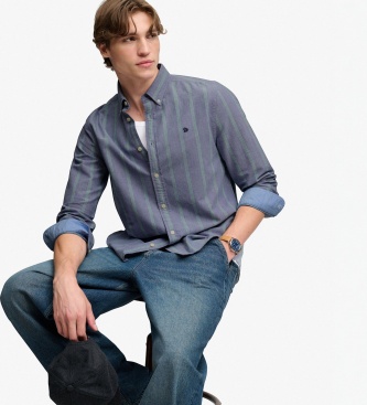 Superdry Navy Preppy Oxford Shirt
