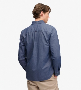 Superdry Chemise Preppy Oxford marine