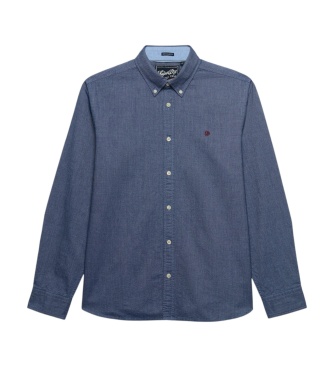 Superdry Chemise Preppy Oxford marine