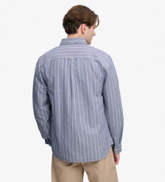 Superdry Blaues Preppy-Oxfordhemd