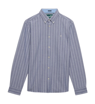 Superdry Blaues Preppy-Oxfordhemd