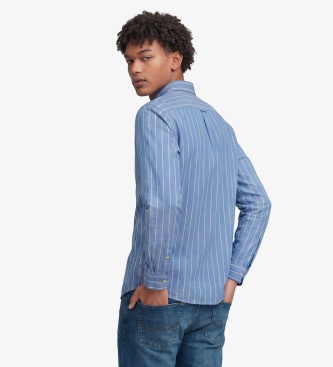 Superdry Chalk Blue Preppy Oxford Shirt