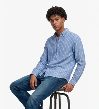 Superdry Chalk Blue Preppy Oxford Shirt