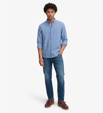 Superdry Chalk Blue Preppy Oxford Shirt