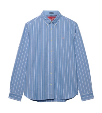 Superdry Chalk Blue Preppy Oxford Shirt