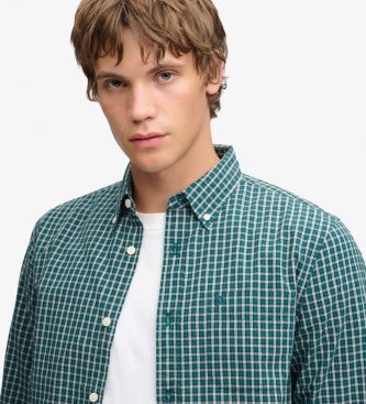 Superdry Chemise Preppy Popeline verte