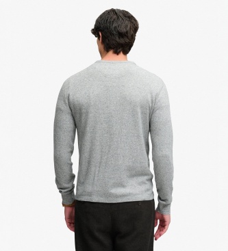 Superdry Gray Slub Waffle T-shirt