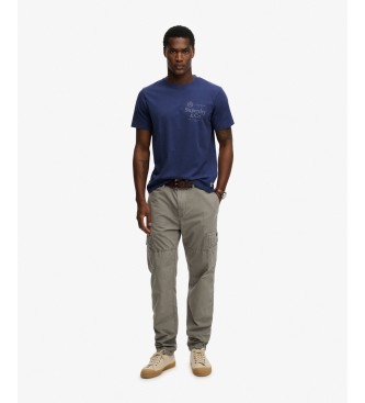 Superdry T-shirt 1954 Company Taglio Rilassato blu