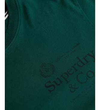 Superdry T-shirt 1954 Company Vestibilità Rilassata verde