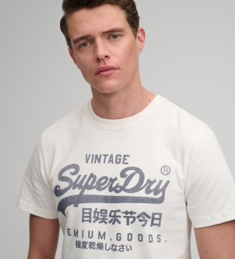 Superdry Classic off-white T-shirt