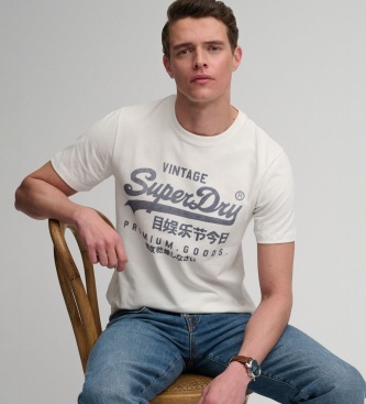 Superdry Classic off-white T-shirt