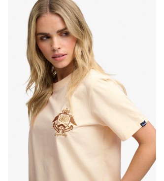 Superdry Maglietta Crest Embellished beige