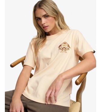 Superdry Maglietta Crest Embellished beige