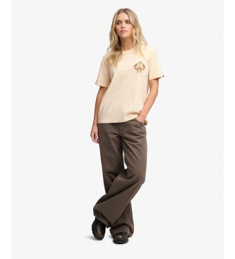 Superdry Maglietta Crest Embellished beige