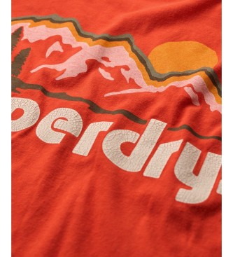 Superdry Great Outdoors Relaxed T-shirt oranje