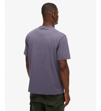 Superdry Vintage Athletic Essential Graphic T-Shirt Gray