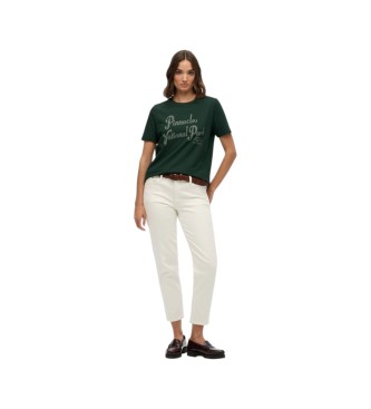 Superdry Camiseta Lofi Outdoors Relaxed verde