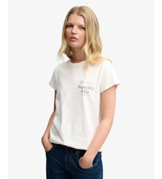 Superdry Luxe Casual Classic T-shirt off-white