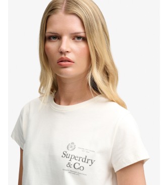 Superdry Luxe Casual Classic T-shirt off-white