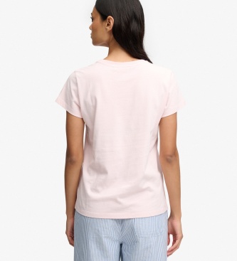 Superdry Roze Luxe Casual Classic T-shirt