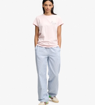 Superdry Roze Luxe Casual Classic T-shirt